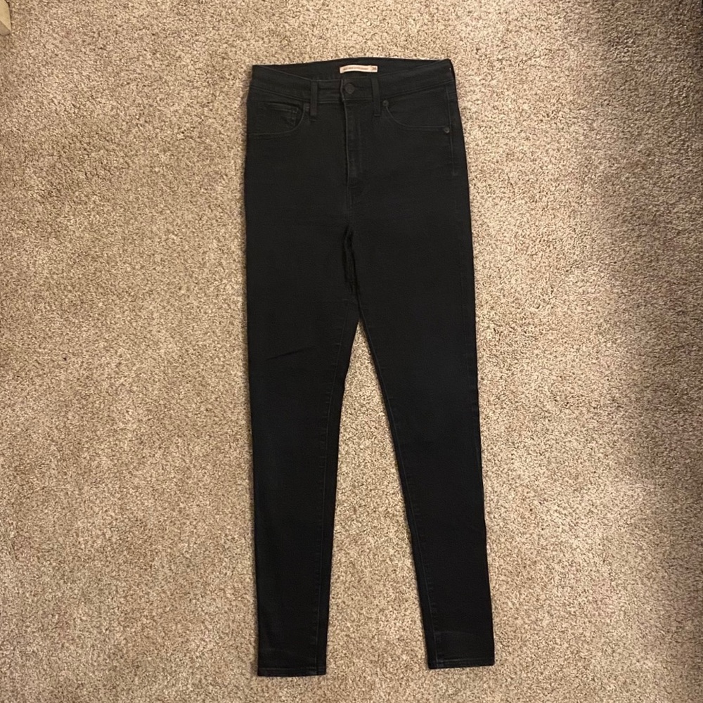 Levi’s Mile High Super Skinny Jeans Black